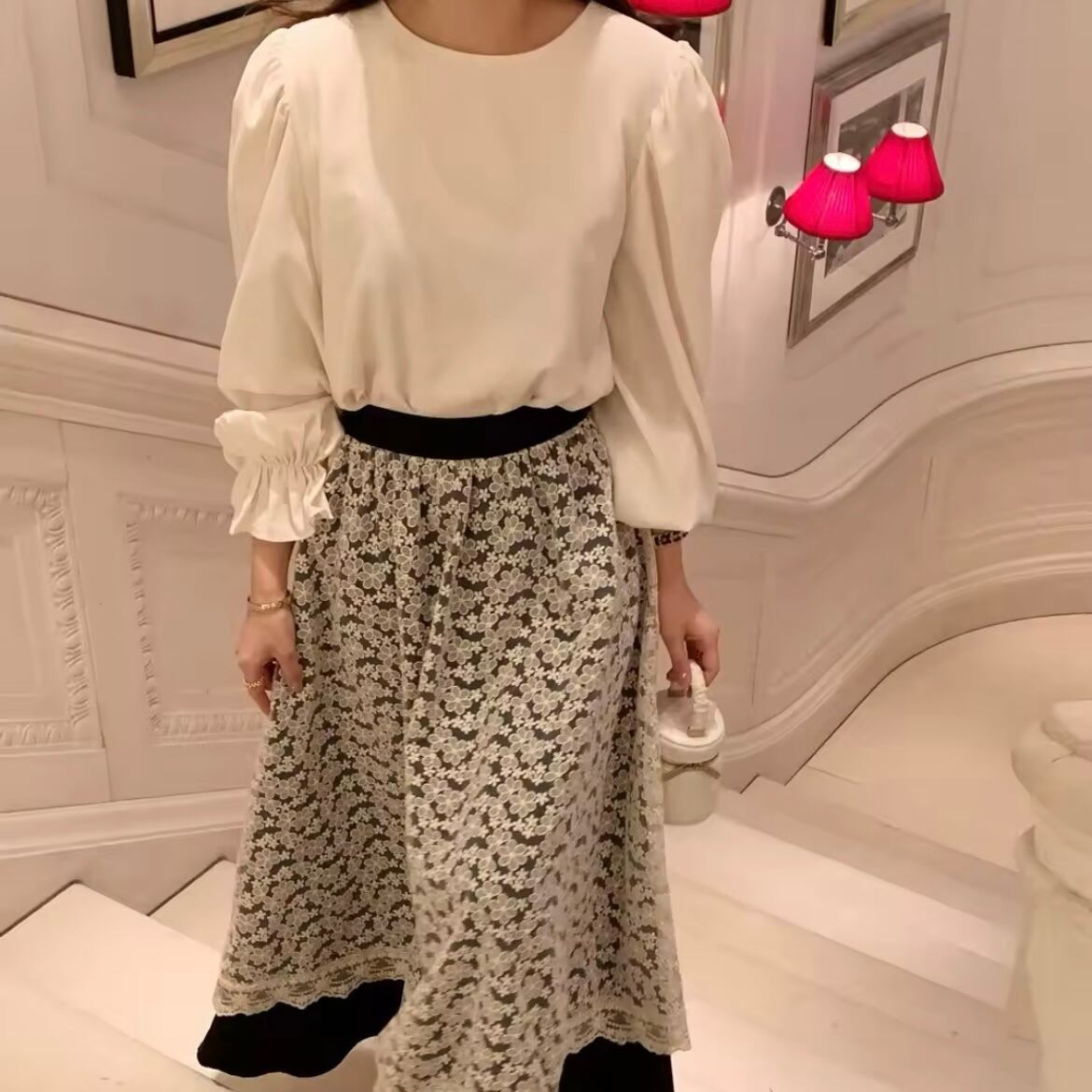 2wayリボンブラウス