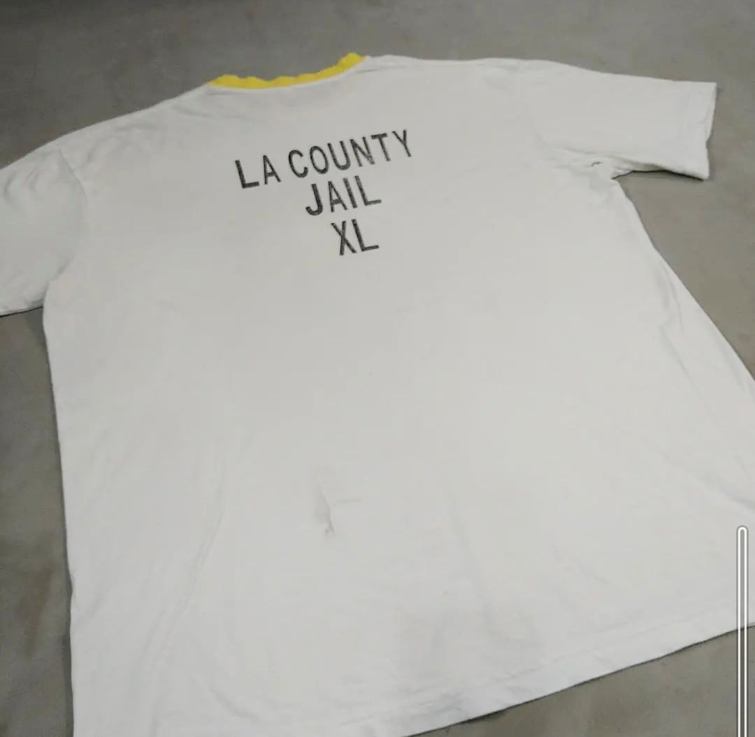 その他ブランド / Tシャツ/--/コットン/PUP/プリズナー/90s/リンガー/LA COUNTY JAIL f91c41530f3ed78e16f499ab7ed9a8