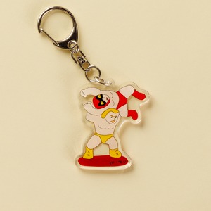 安西水丸 アクリルキーホルダー レスラー