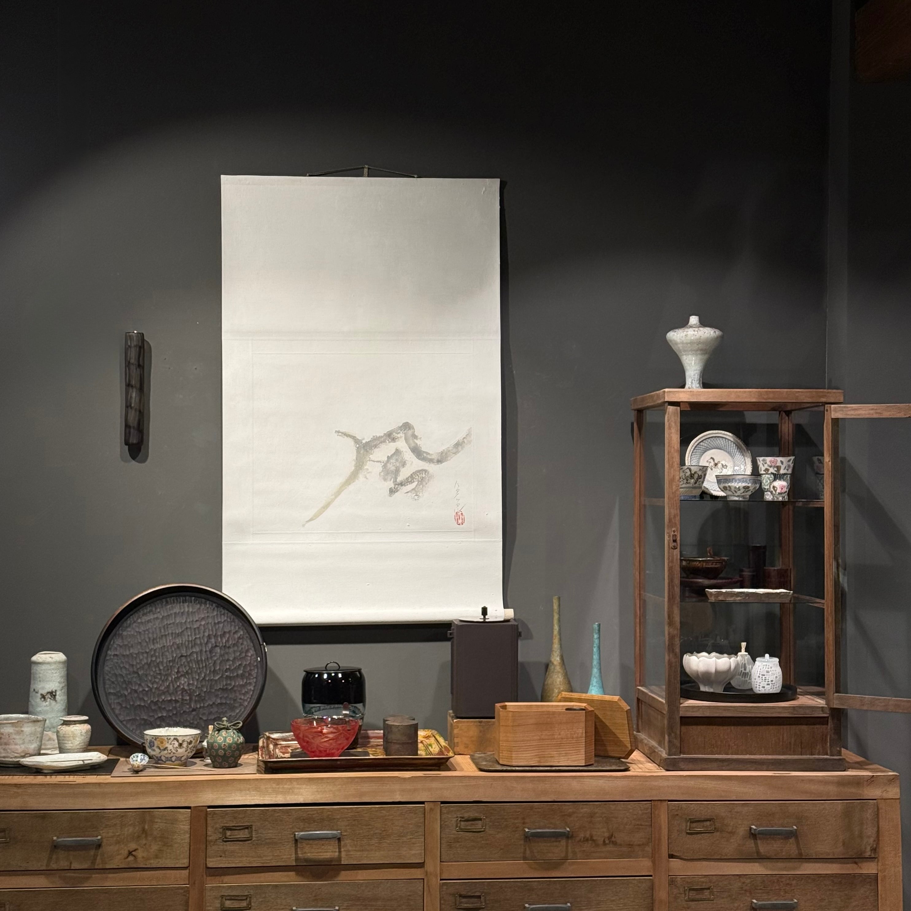 ハタノワタル 掛け軸 【風】 | gallery 一白