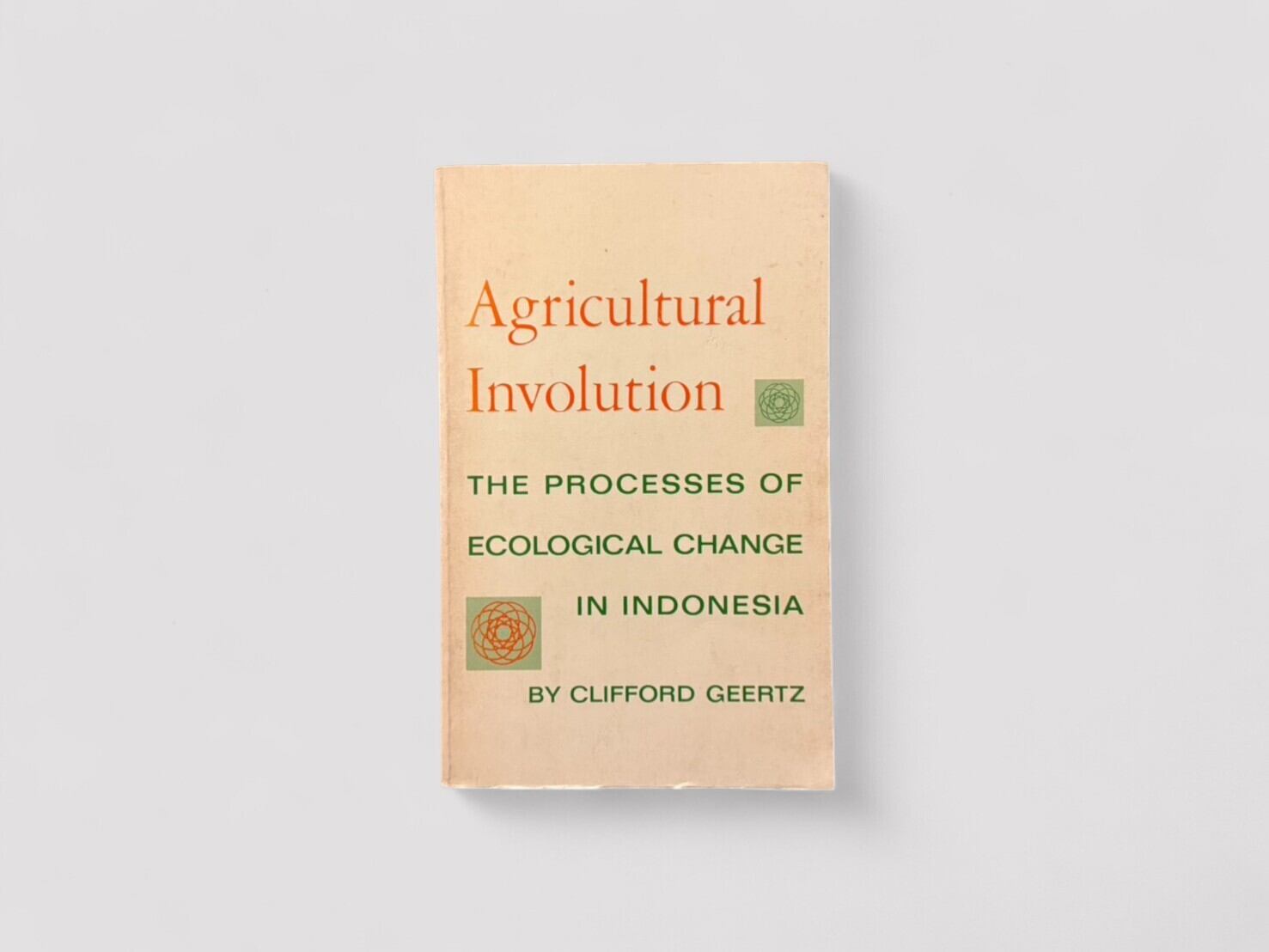 【SS265】【FIRST EDITION】Agricultural Involution(1963) /Clifford Geertz