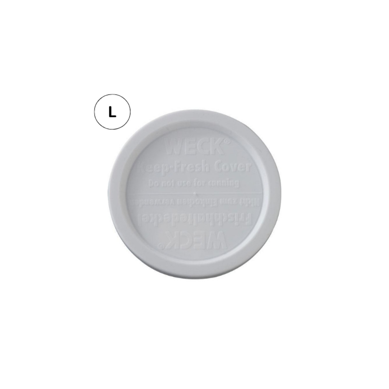 WECK プラスチックカバー Lサイズ蓋用