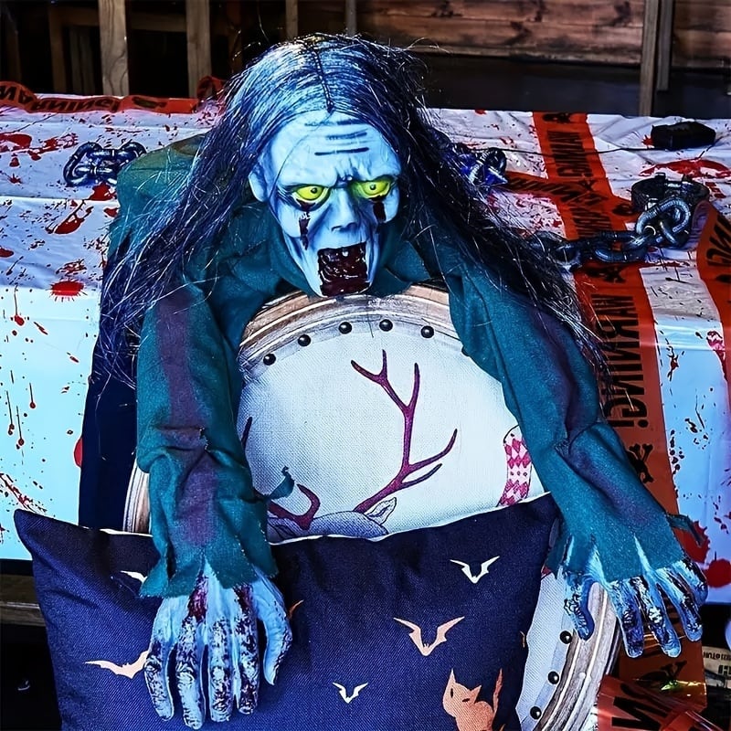 オブジェ ゾンビ ユニーク 小売 電動 インテリア 置物 ハロウィン