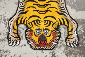 Tibetan Tiger Rug 《Sサイズ•シルク147》チベタンタイガーラグ