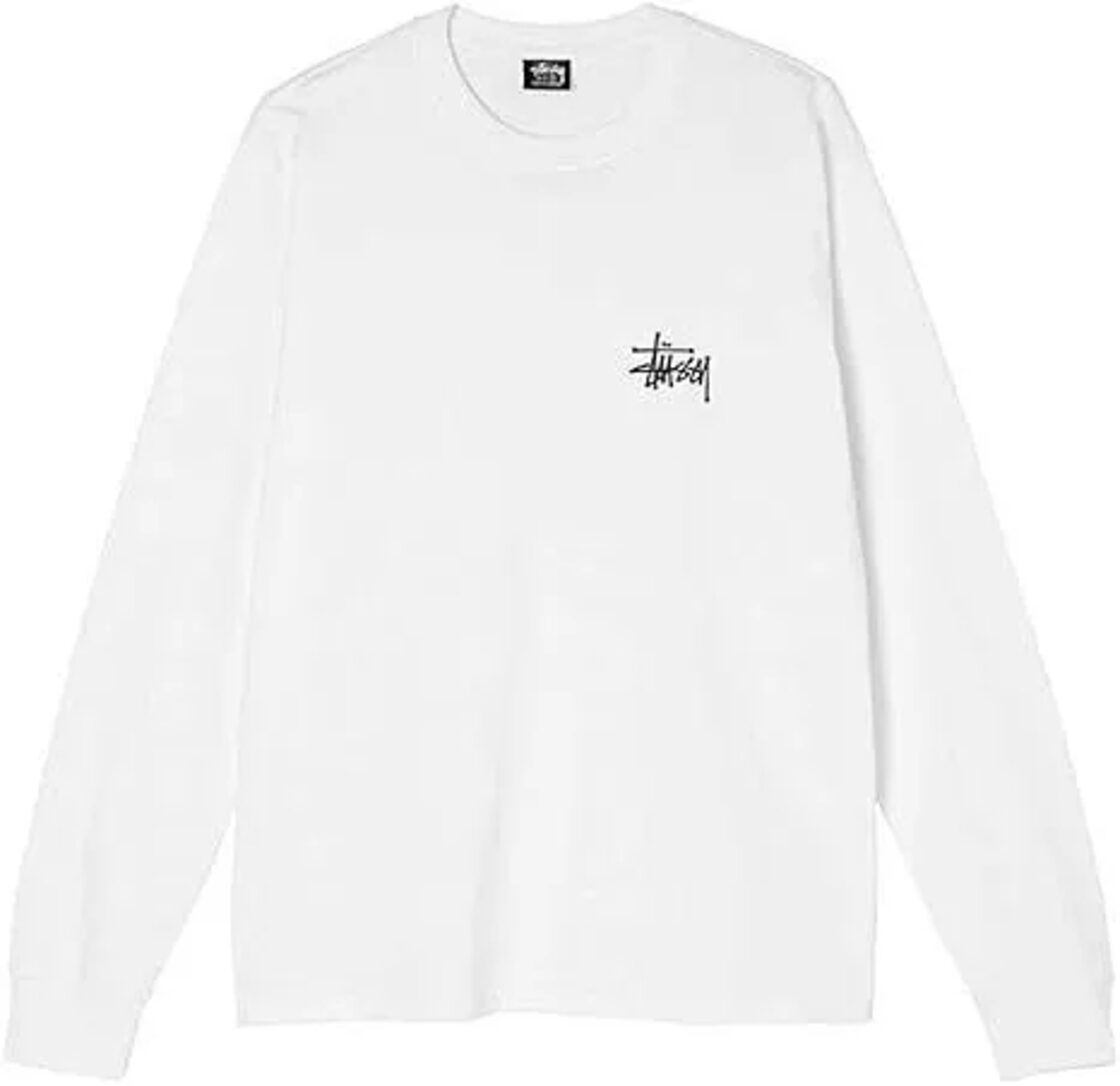 Bright 着用 Stussy ベーシック ロゴ ロングスリーブTシャツ ロンT 