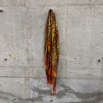 Orange distinctive patterned scarf