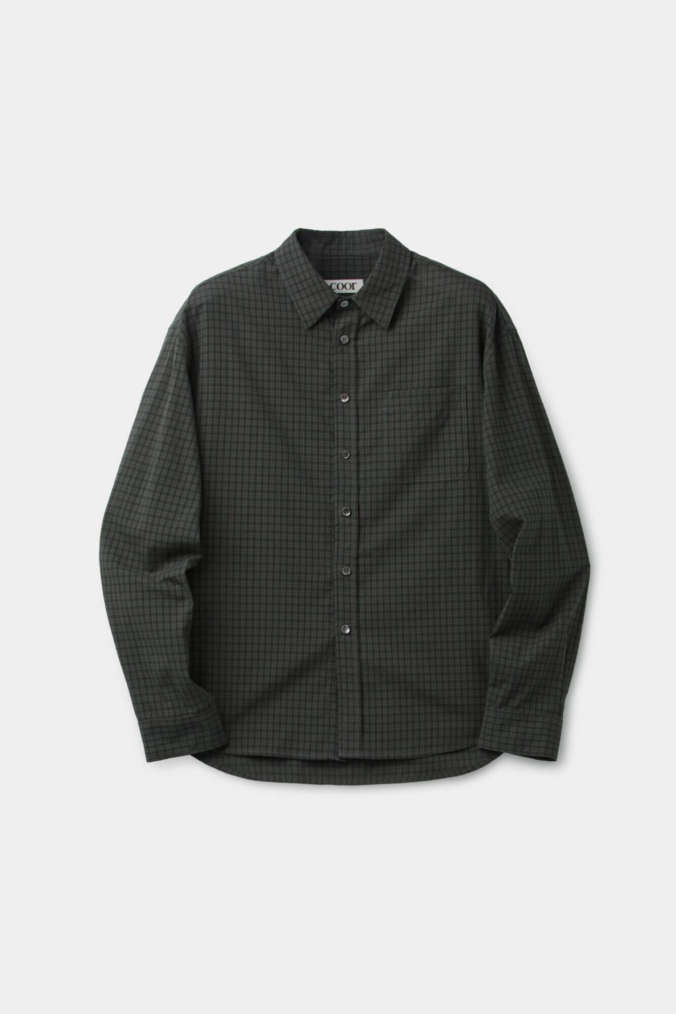 COOR] Virgin Wool High-Neck Coat (Black) 正規品 韓国ブランド 韓国