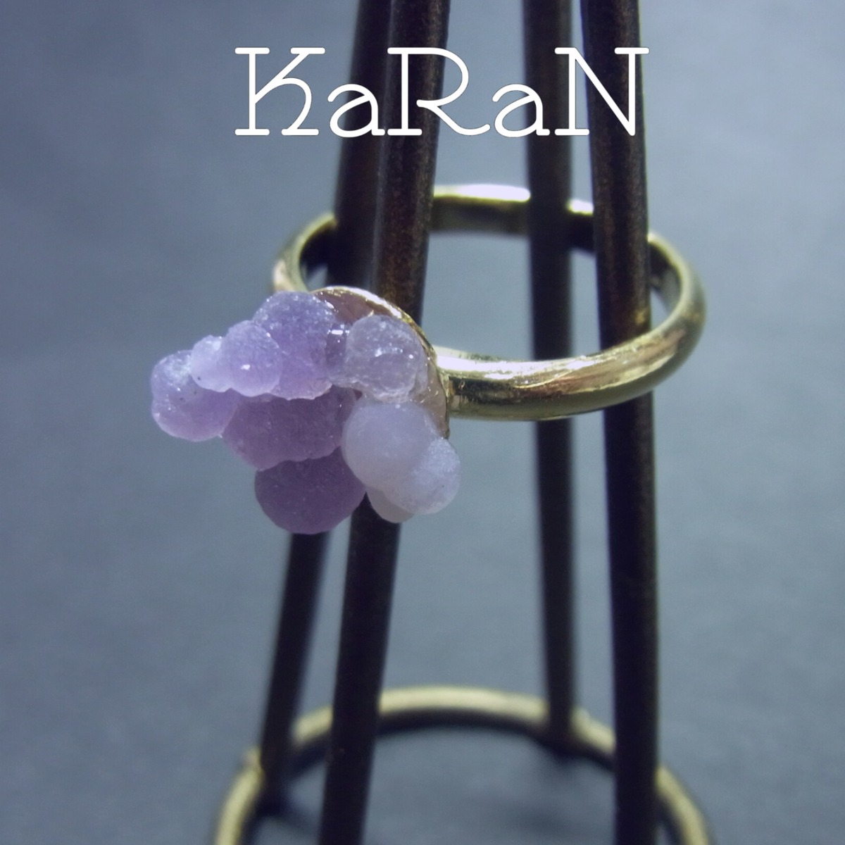 R002 グレープアゲート リング | KaRaNshop