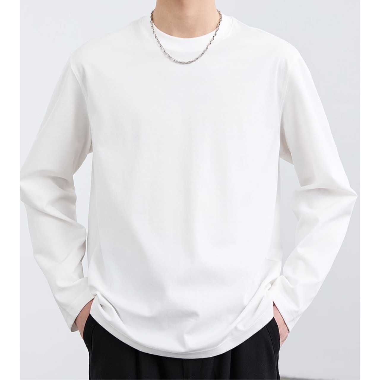 クルーネック カジュアルTシャツ af0060