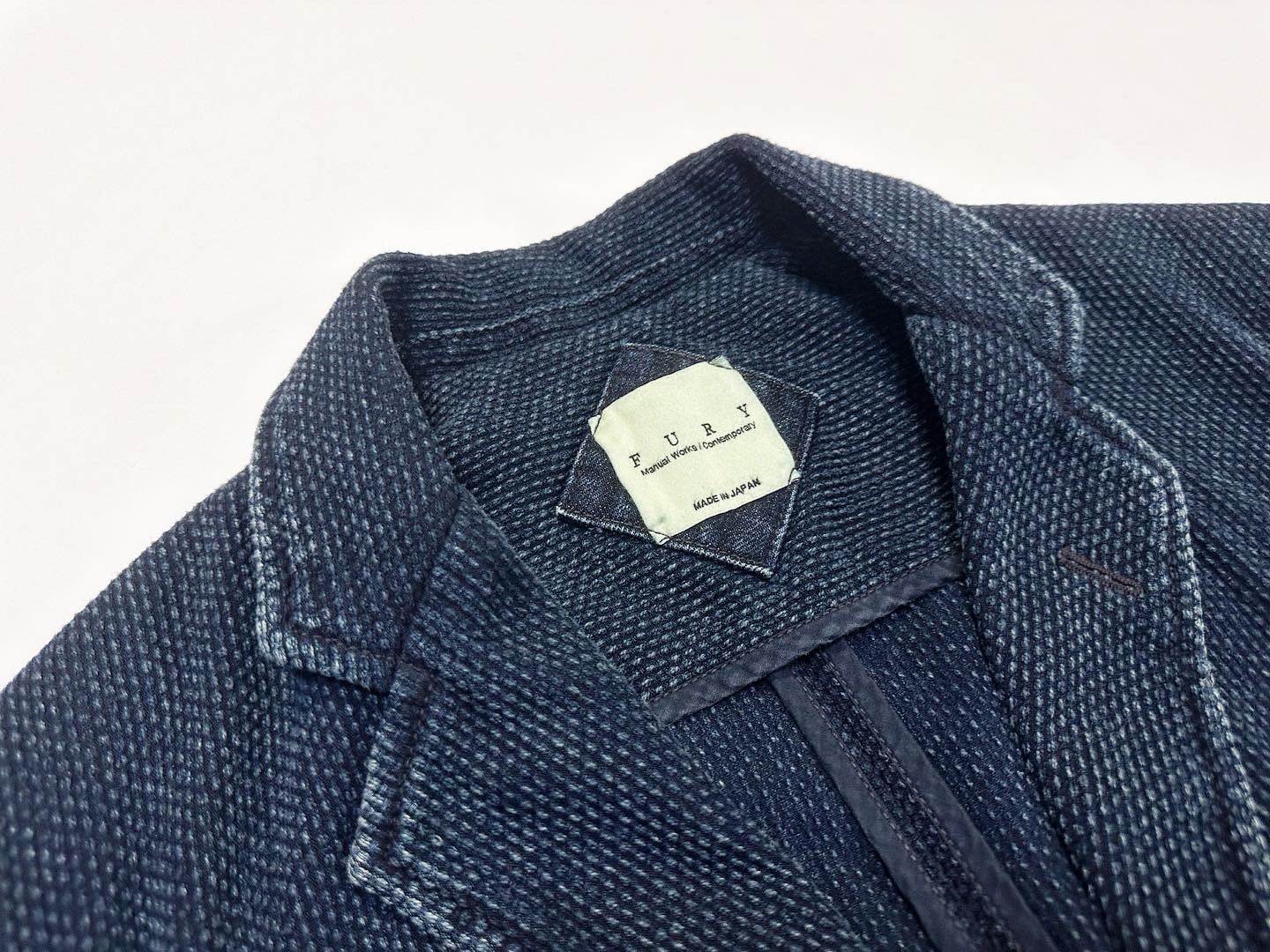 23SS Indigo Sashiko 2B Tailored Jacket / インディゴ刺し子2B