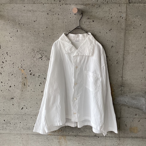 Plantation white wrinkled shirt