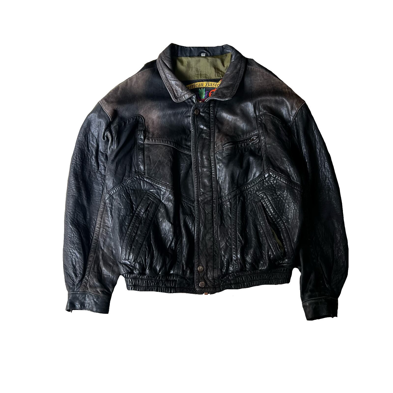 Old American Basics leather jacket M | MASEA