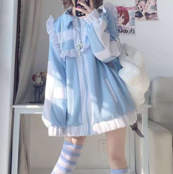 ⭐︎お抹茶ミュベール⭐︎今季ピンキングフリルジップジャケット ツイル抹茶テキストキャップ - ピンク | ZARA Japan / 日本