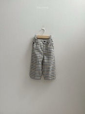 韓国子供服 / minirobe / 26Autumn / アデルチェックパンツ / 秋服 *S~XL*