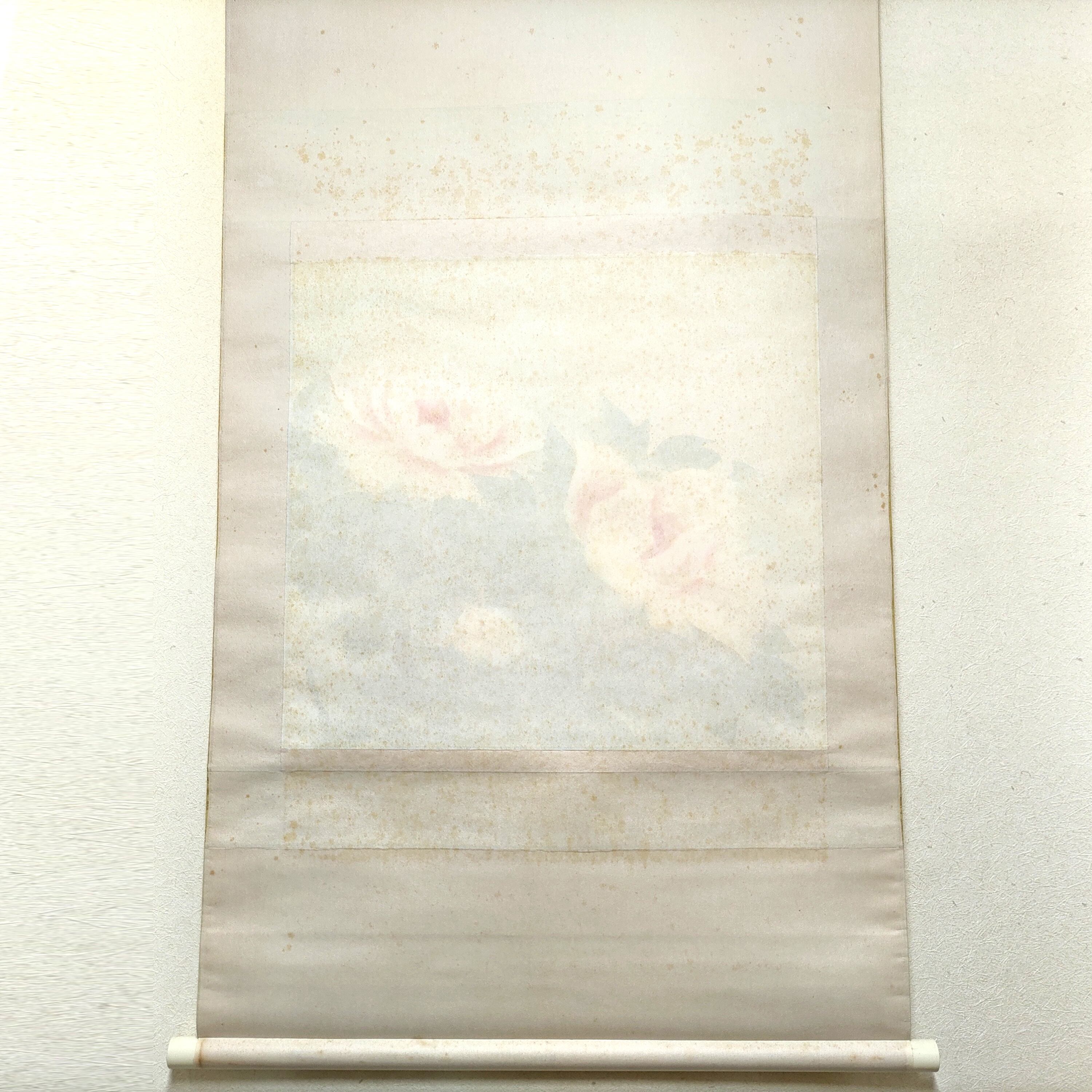 掛軸・安藤松観・『牡丹』・No.230414-28・梱包サイズ100 | PAY ID