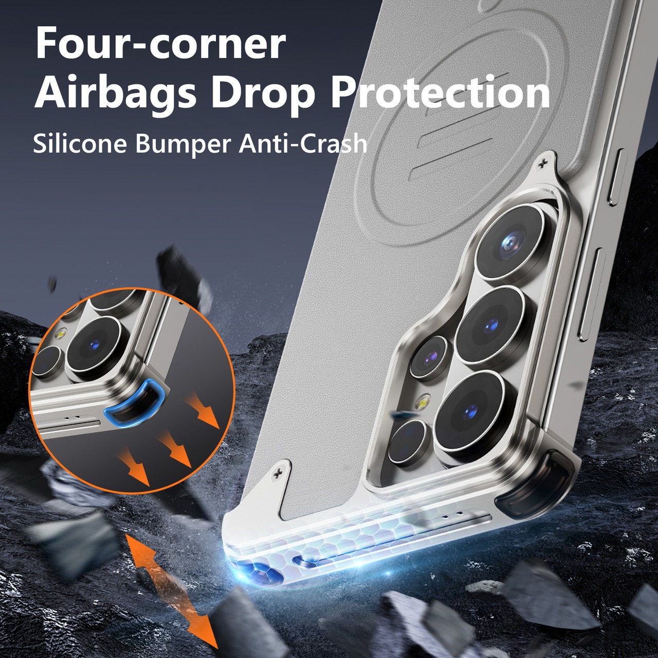 ◆Galaxy S26 Ultra◆ Leather & Aluminum Phone Case / レザー & アルミニウム スマホケース