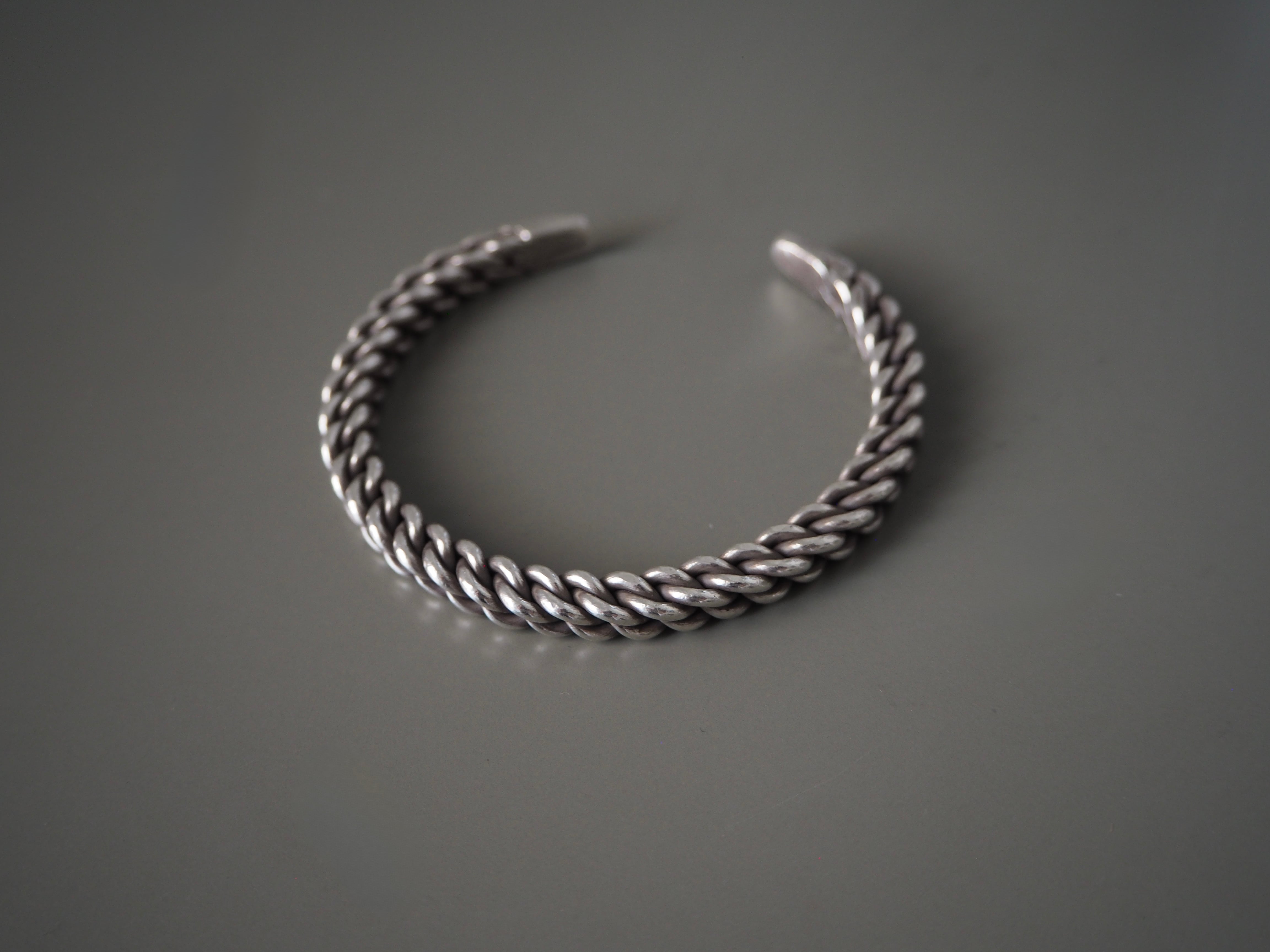 Karen silver simple bangle | BaA-silver-