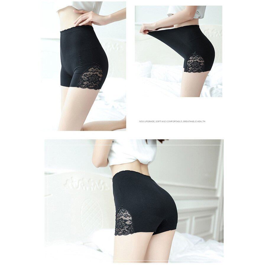 ペチコート 夏用 薄手レースペチパンツ レディース ショットパンツ 三分丈 安全パンツ レース