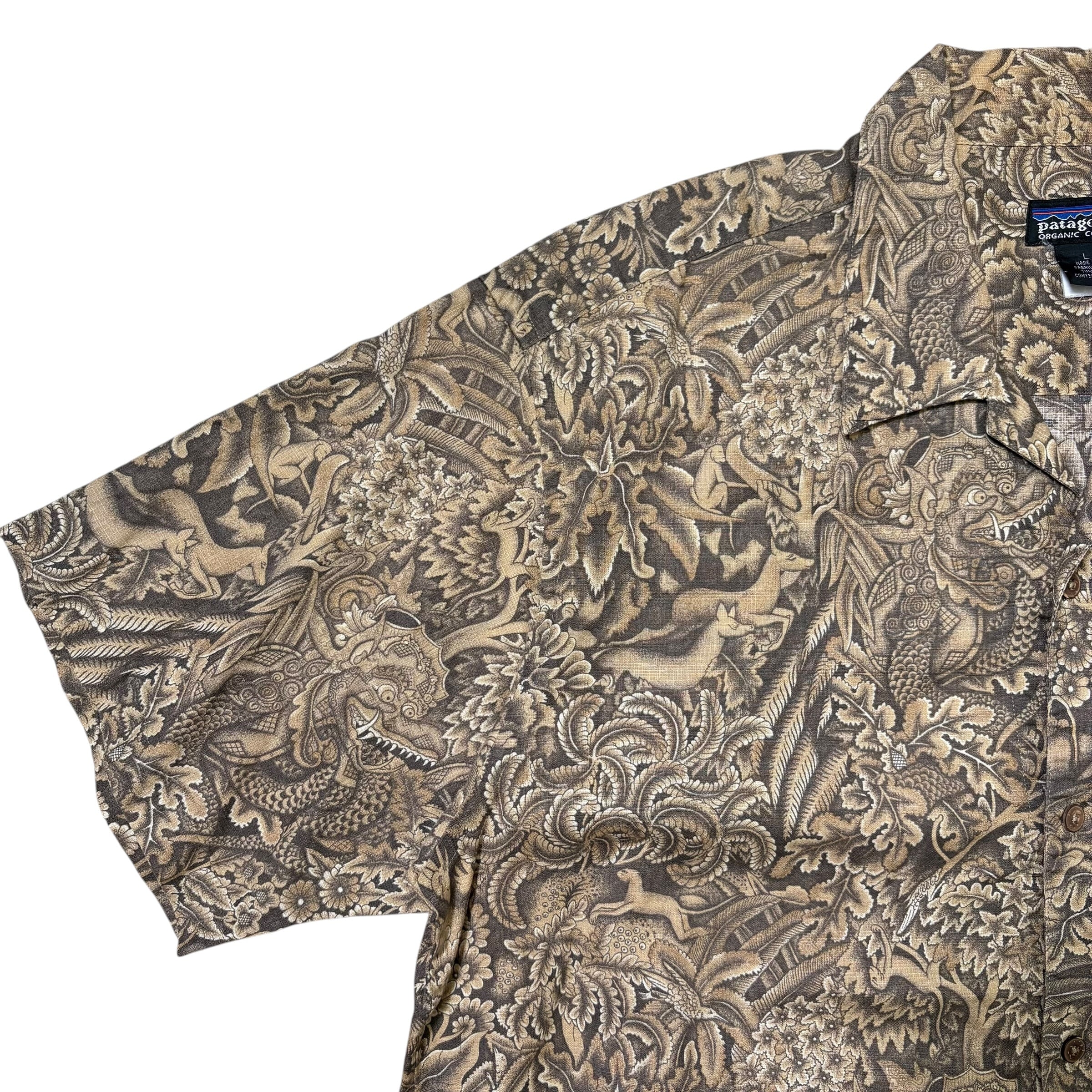 patagonia パタゴニア ACシャツ ハワイアンシャツ アロハ ドラゴン