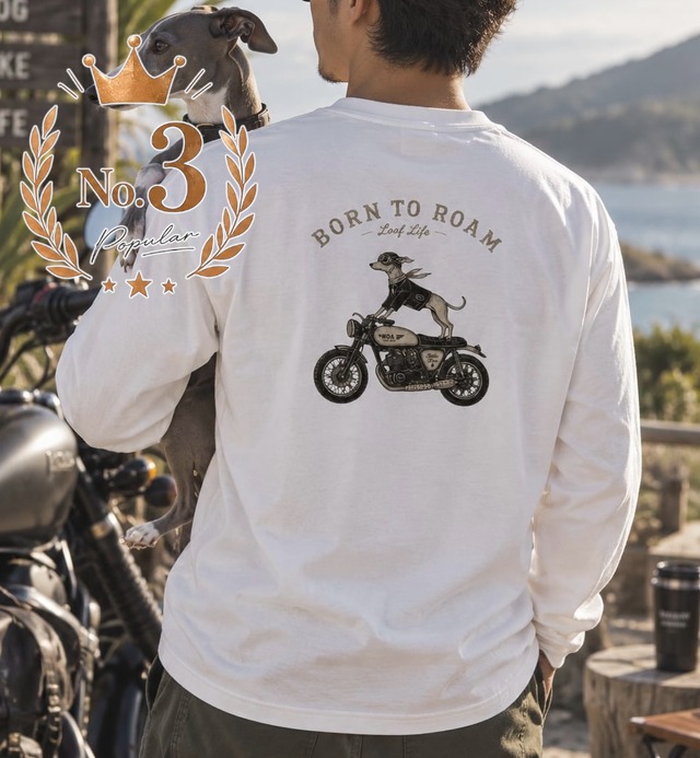 ≪BORN TO ROAM≫長袖TシャツR808