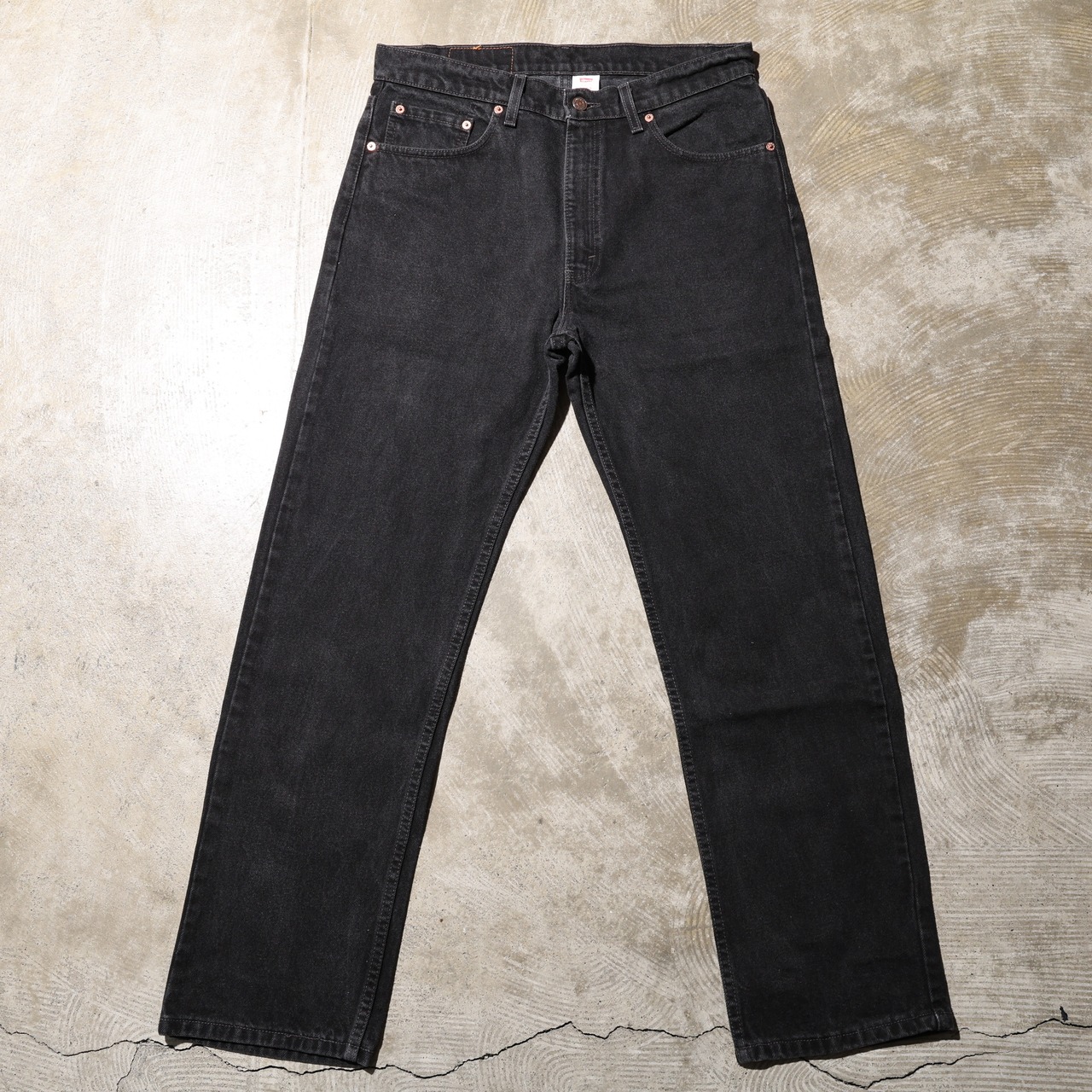 美品 34×30 Levi’s 505 USA 97年 サルファー ブラック デニム パンツ リーバイス