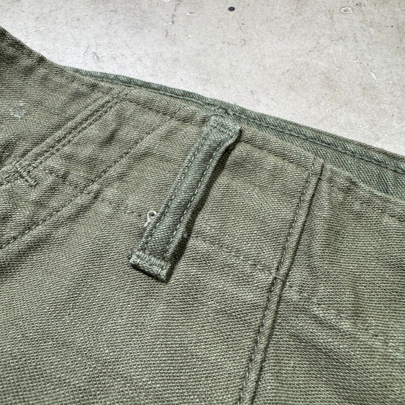 70's U.S.ARMY OG-107 コットンサテンベイカーパンツ WINFIELD MFG.CO