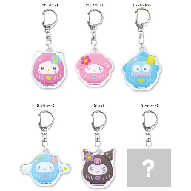 【ロット販売】【6入】1BOX6入だるまシリーズアクリルキーホルダー(8313515)