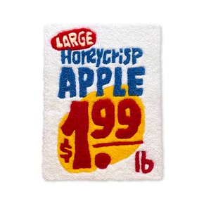 ALL GOOD STORE | PRICE RUG [HoneyCrisp APPLE] hand made by JUAUA