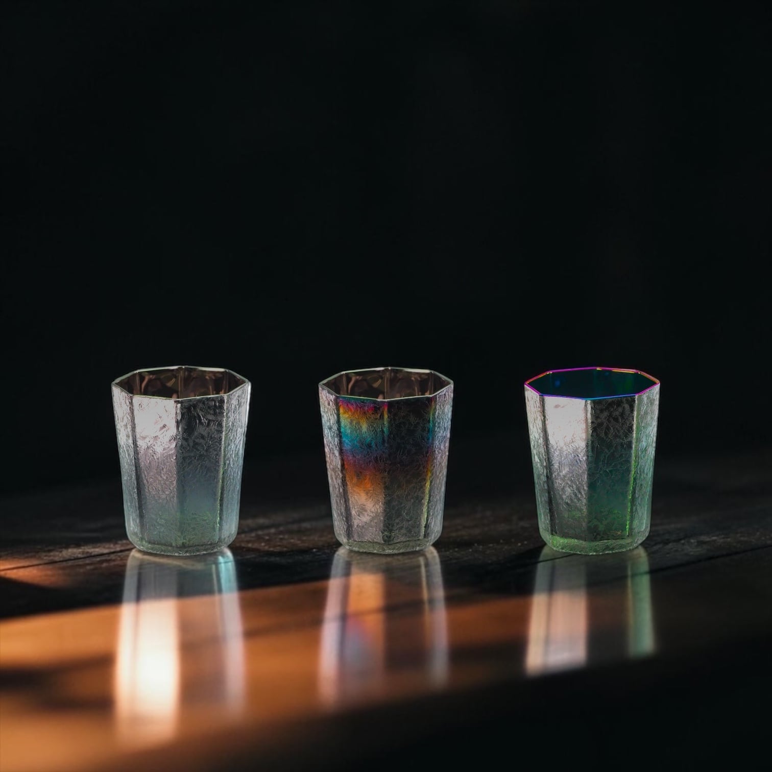 八景/コリンズグラス/桐箱/340ml/日本伝統工芸◆