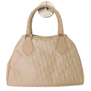 【最終処分SALE】  DIORディオール  トロッターキャンバス ハンドバッグ ベージュ A-7785