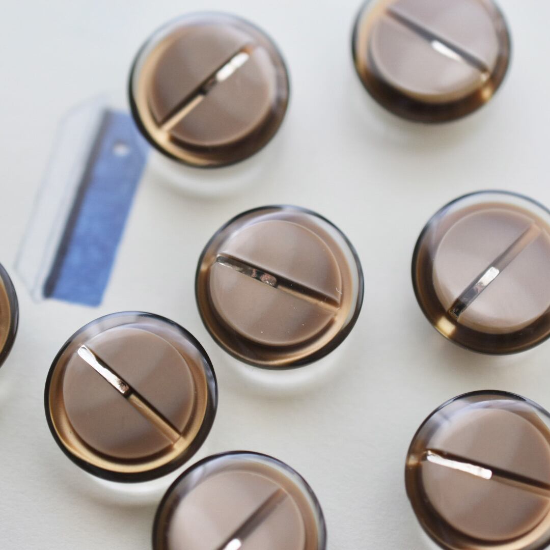 シルバーバー×ライトブラウングラデーション 15㎜