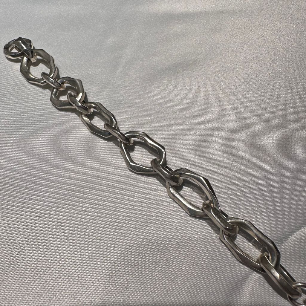 GARNI ガルニ Crockey Mix Chain Bracelet ブレスレット シルバー size