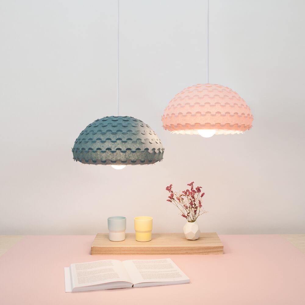 イタリア製　ドーム型ペンダントライト 青茶色 LT-4276AM LT-4277AM インターフォルム製ペンダントライト