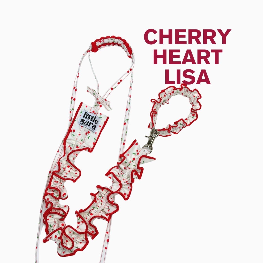 予約【littlesara】Cherry Heart Leash (2Color)