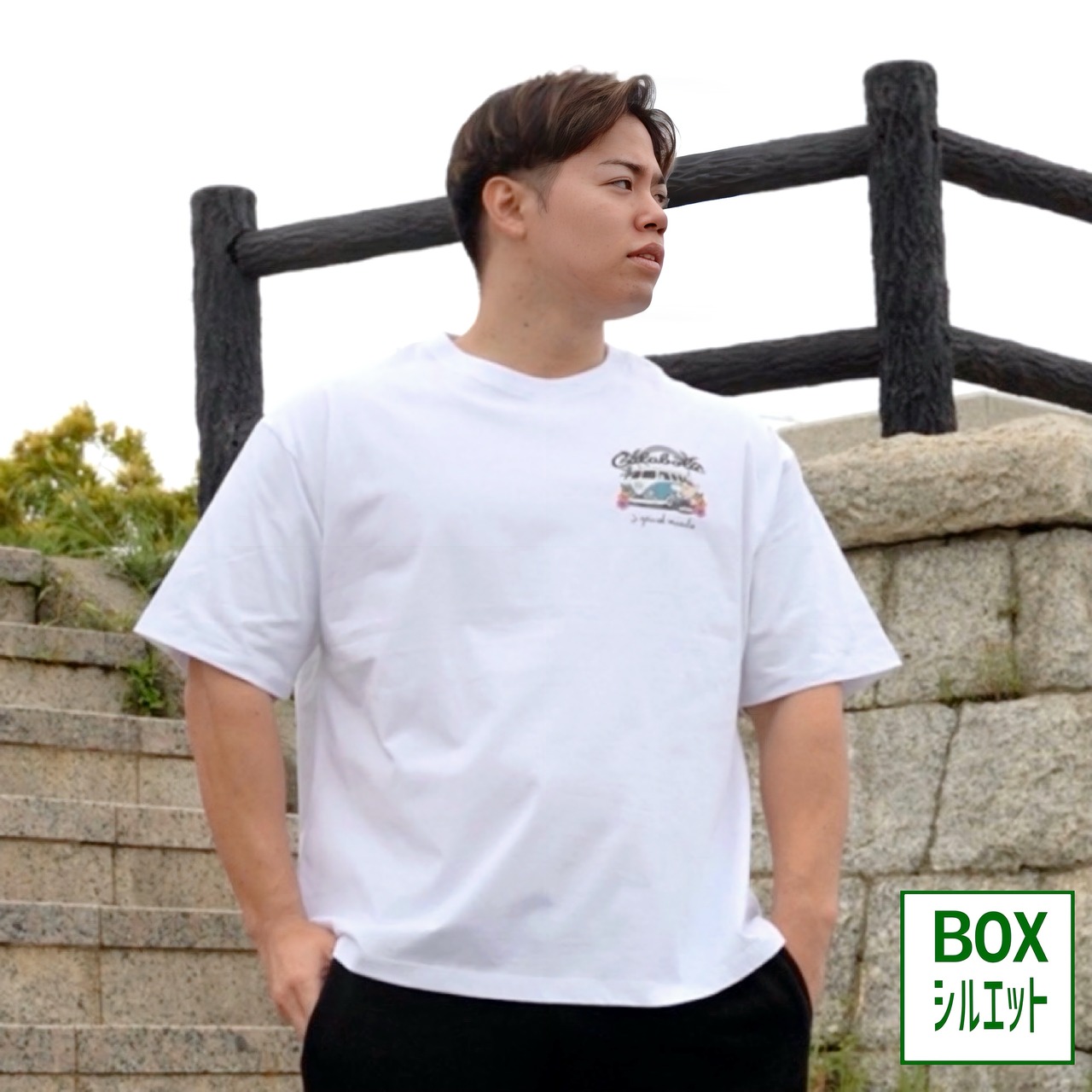 カタボリックTシャツ "BUS"【ホワイト】《S-XL》