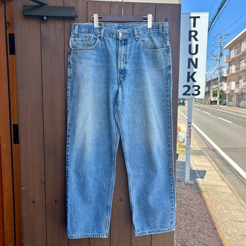 【00s】Levis 550 バギージーンズ デニム パンツ テーパード メンズ W38 インディゴ BLUE 色落ち VINTAGE メキシコ製 リーバイス