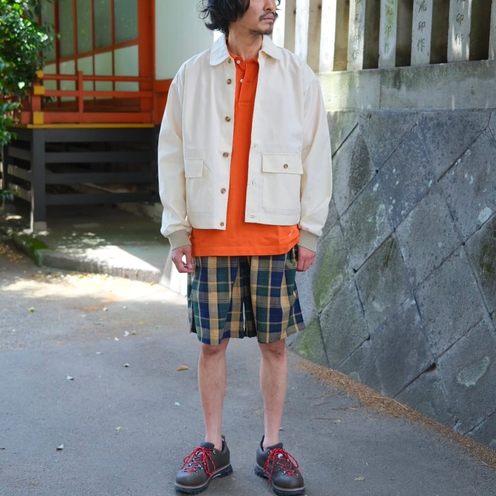 KENNETH FIELD(ケネスフィールド) /DRIVING JACKET 65/35 -OFF WHITE