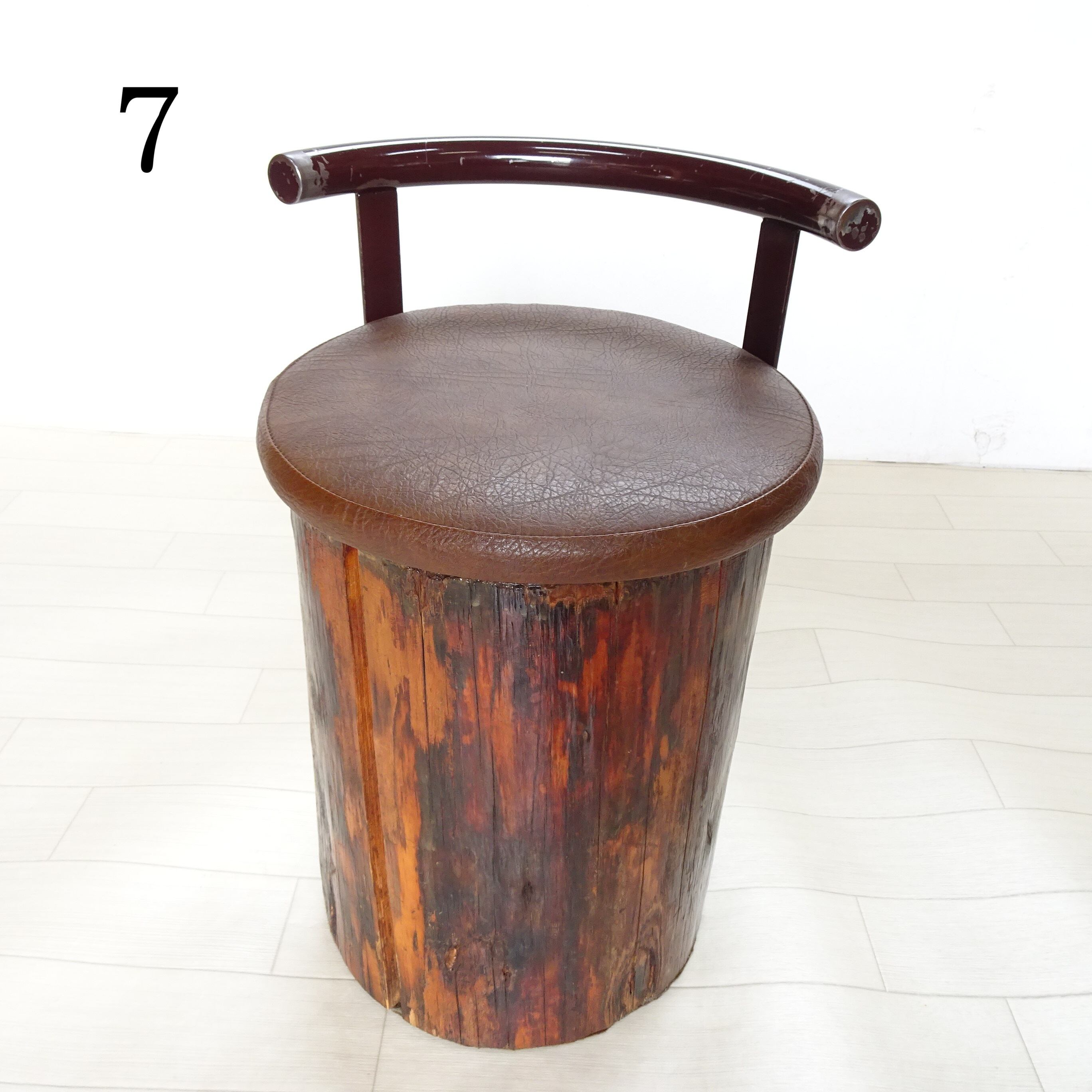 乱歩° 丸太の椅子(ロータイプ)7