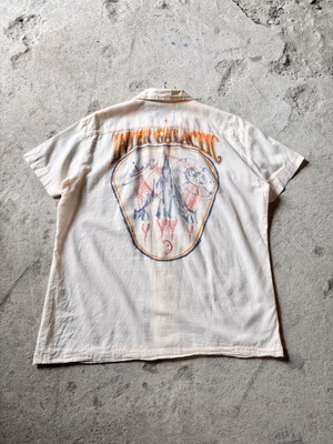 00s DIESEL/Open Collar S/S Shirt/L/オ－プンカラ－シャツ/半袖/INTER GALACTIC/アイボリ－/ディ－ゼル