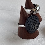 ミニスワッグ付き・ホリデージュエリー3点セット｜イヤーアクセ＆リング2点｜No.2