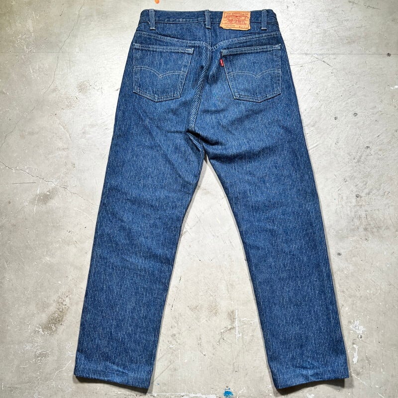 Rare 80s Levi’s 501 Stripe Denim