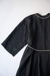 【suie】Linen tasuki robe coat/リネンたすき羽織りワンピース