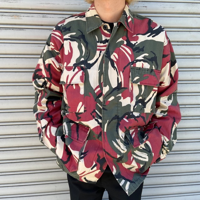 ROTHCO ロスコ BDUジャケット ミリタリー レッドカモフラージュ柄 L