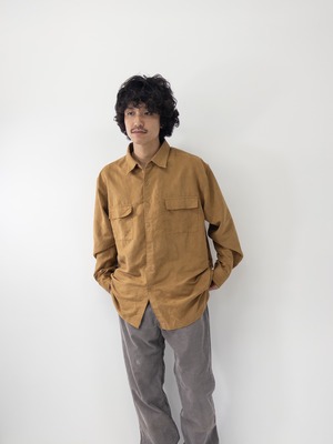 Faux suede shirt