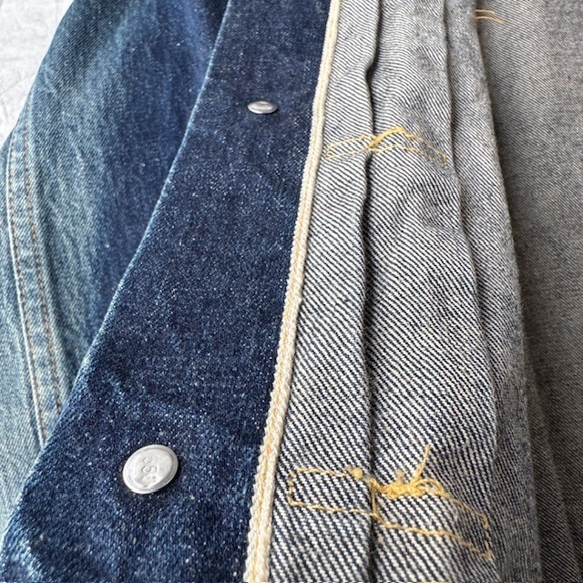 Levi’s 507XX デニムジャケット バレンシア工場 Sun Fade 90s セカンド 古着 40 画像16