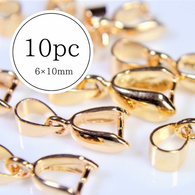 【A626-1】Aカン付きバチカン 10個　6×10mm