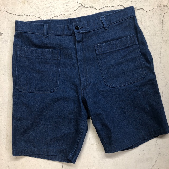 ⊕1990'S US NAVY UTILITY SHORTS CUT OFF