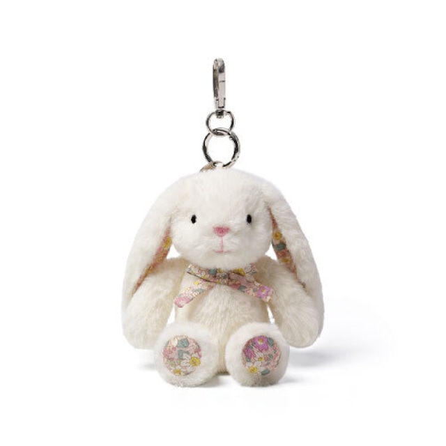 Cream Bunny Bag Charm_MC600084B