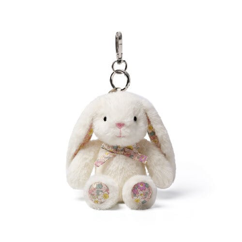 Cream Bunny Bag Charm_MC600084B