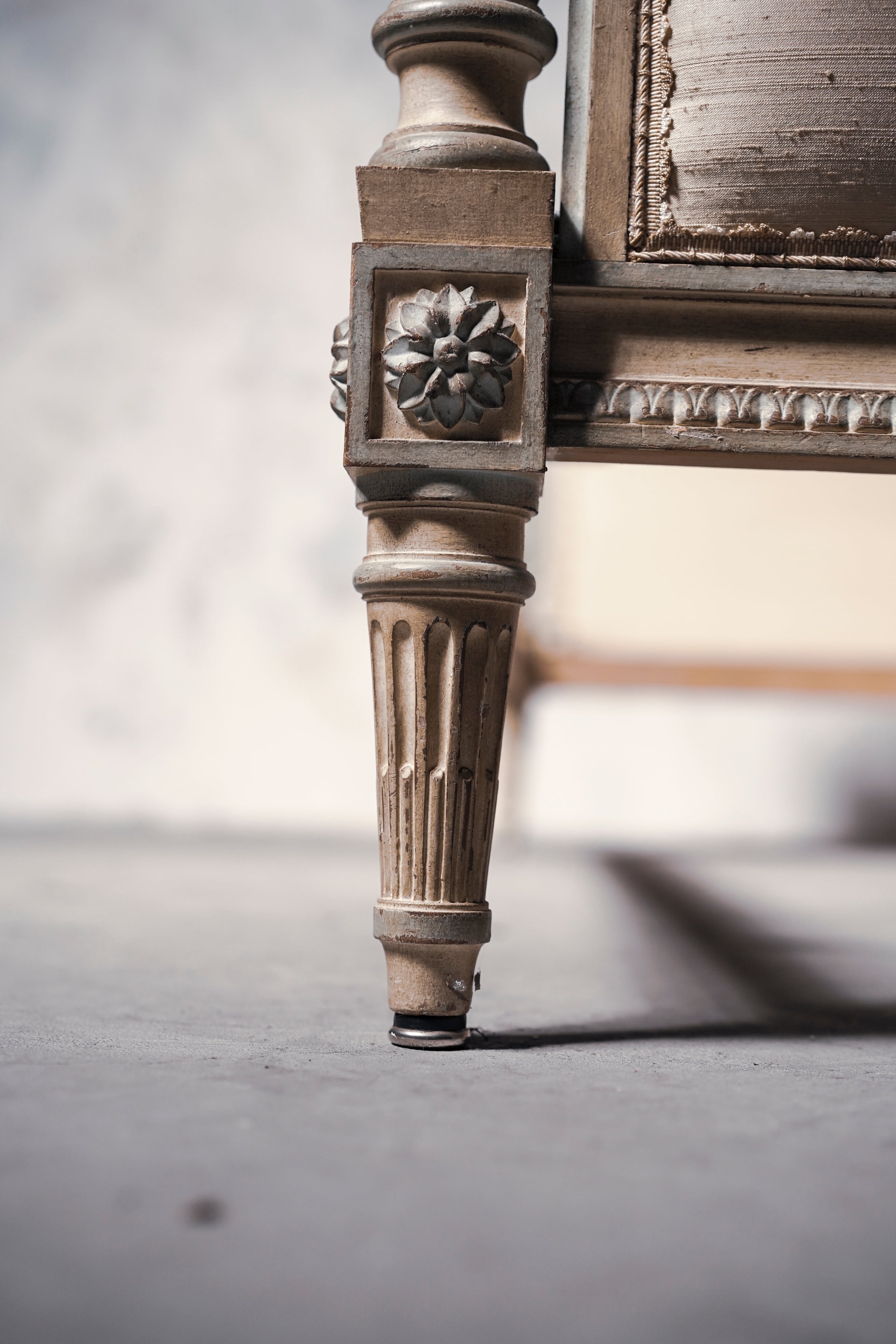 フランスアンティーク　シングルベッド アンティークベッド フランス ルイ16世様式 シングルベッド